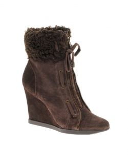 New in Box 325 00 Juicy Couture Dagmar Faux Shearling Suede Boots Size