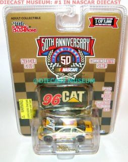David Green 96 Cat Gold Diecast 50th NASCAR Very RARE