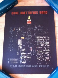 Dave Matthews Band Poster   Madison Square Garden, New York, NY   359