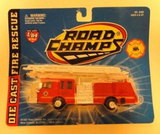 Road Champs 1997 Diecast Philadelphia Fire Dept Fire Truck