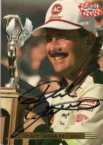 Dale Jarrett Autographed 1993 Daytona 500 Win Card RARE