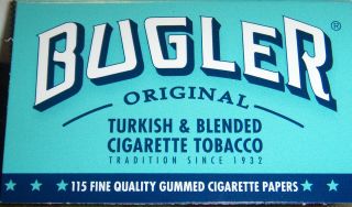 TWO PACKS OF BUGLER CIGARETTE ROLLING PAPERS ~  ~