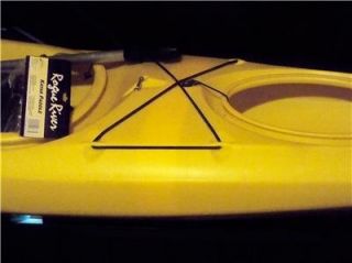 Dagger Blackwater Kayak 12 Yellow Retractable skeg w/paddles