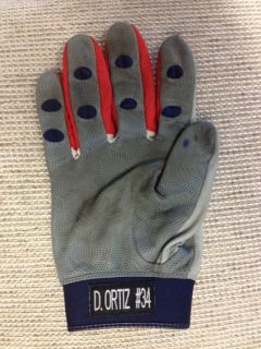 David Ortiz Autographed Auto Signed Game Used Batting Glove Red Sox
