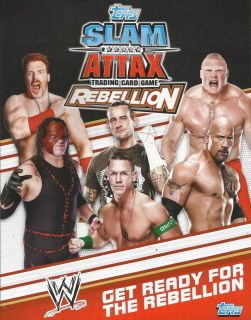 Topps WWE Slam Attax Rebellion Superstar Trading Card See Which Cards