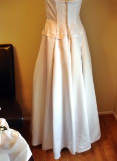 white wedding satin dress galina david s bridal