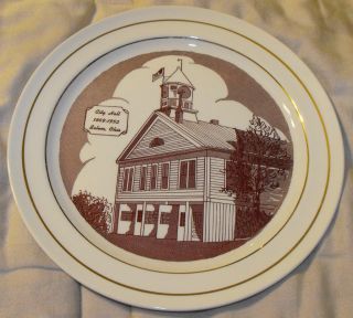 Vintage City Hall 1849 1952 Salem Ohio Collector Plate