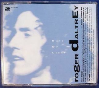 Roger Daltrey Days Of Light Promo CD 1992 The Who