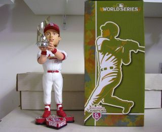 David Freese MVP Trophy Cardinals World Series Bobble Bobblehead from