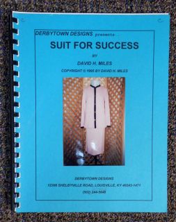 Suit for Success Pattern Book Knitting Machine by David H. Miles