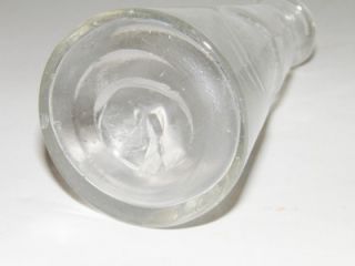 Antique R J Davies Hand Blown Open Pontil Flint Glass Perfume Bottle