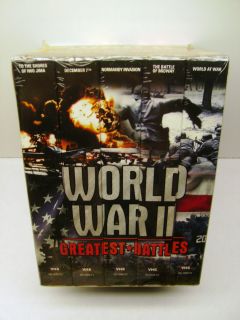 World War II Greatest Battles VHS Set of 5 Collector Series