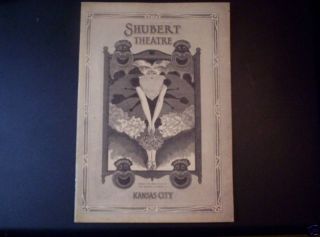 1928 Shubert Theatre Program Kansas City Missouri MO
