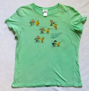 Mint Green Paul Frank Julius Dancy Clancy Giraffe Top T Shirt XL Extra