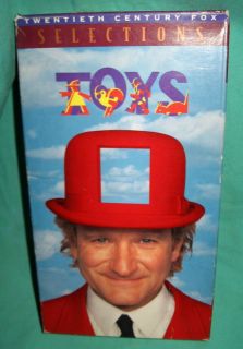 Toys VHS Movie Robin Williams Joan Cusack Wright 1992