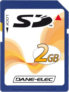 Brand New Dane Elec 2GB Standard SD Memory Card for the Digital Camera