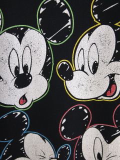 Vtg 80s 90s Mickey Mouse Disney World T Shirt XL Pop Art Style Soft