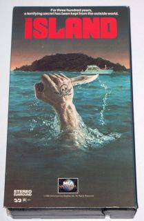 THE ISLAND vhs OOP RARE 1980 Horror Michael Caine David Warner
