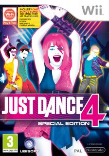 Just Dance 4 Special Edition Nintendo Wii Video Game New SEALED