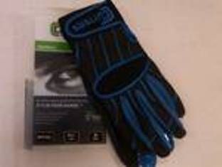 New Cutters Pro 018P Black w Royal Trim Batting Gloves