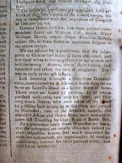 1786 Philadelphia PA Newspaper Shays Rebelion Anti Tax Rebellion N