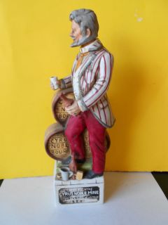 CYRUS NOBLE THE WHISKEY DRUMMER 1975 DECANTER