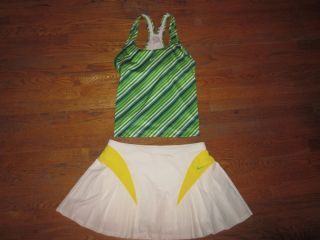 RARE Nike Daniela Hantuchova Sharapova Pleated Skirt Top Outfit Tennis