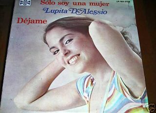 Lupita DAlessio Solo Soy Una Mujer Record LP Disco