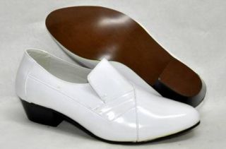 Italo by Globe Mens Leather Dress Shoes White Sz 9 5