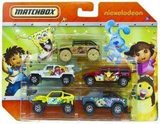 Features of Matchbox 5 Pack Diecast Cars   Nickelodeon Danny Phantom