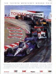 Cart Toyota Monterey Grand Prix Laguna Seca 1991 Program