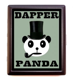 Dapper Panda Bear Victorian Steampunk Kawaii Top Hat Pipe ID Cigarette