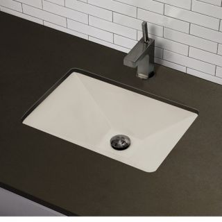DecoLav Classically Redefined Pyramidal Undermount Bathroom Sink