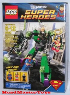 Lego DC Super Heroes Superman vs Power Armor Lex 6862 Factory SEALED