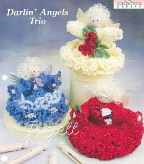 Darlin Angels Trio Sweet Angel Doll Crochet Patterns