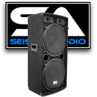Dual 15 PA DJ Speaker 500 Watts Pro Audio New Band