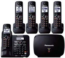Panasonic KX TG6645B Bonus Range Extender Cordless Phone