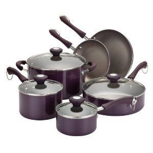 Paula Deen Cookware Set 10 PC Purple