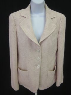 you are bidding on a armani collection pink knit blazer jacket in a