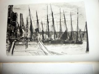  Etchings Whistler, Haden, Legros, Jacquemart, Daubigny HAMERTON 1880