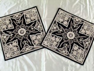 Black Velvet Designer Zardozi Decorative Pillows
