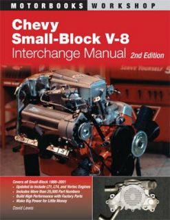 Chevy 265 267 302 305 327 350 Lt 1 4 Interchange Manual