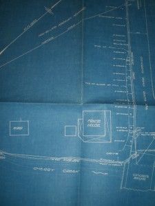1932 Estate George w Snyder Delaware Water Gap PA Map