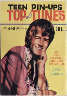  with Sonny and Cher on front cover while David Garrick on the back
