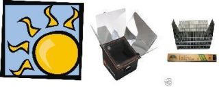  Sun Solar Oven Cooker w FREE DEHYDRATOR KIT 2 FREE Solar Recipe eBooks