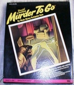 Host A Murder to Go Role Play 3 Party Games 1985 Unused