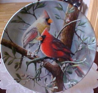 The Cardinal by Kevin Daniel Knowles First Edition Collector Plate