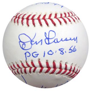  Don Larsen, David Wells & David Cone Autographed MLB Baseball PSA/DNA