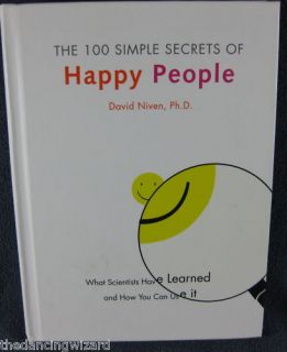 David Niven 100 Simple Secrets of Happy People Book 0062516507