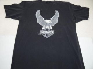 Vtg Harley Davidson Dealer T Shirt 80s Eagle Westminster California XL